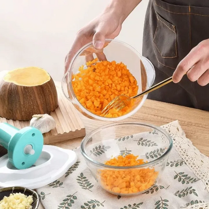 2L Manual Hand Push Chopper & Multifunctional Mixer