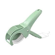 5-Blade Vegetable & Fruit Chopper – Stainless Steel Kitchen Cutter & Slicer