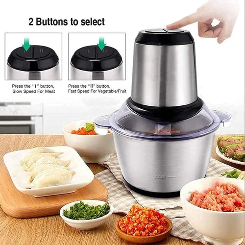Silver Crust Chopper | Electric Meat Grinder