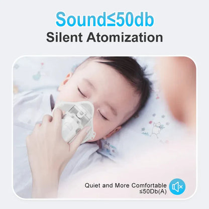(free home delivery) Portable Nebulizer - Nebulizer Machine for Adults and Kids, Mesh Nebulizer for Breathing Problems, Handheld Nebulizer