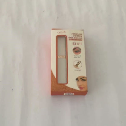 2-in-1 Flawless Facial Hair Remover & Eyebrow Trimmer | USB Rechargeable, Painless & Portable