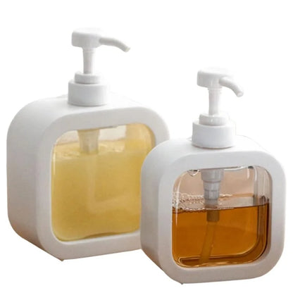 Portable Refillable Soap Dispenser Bottle – 300ml/500ml Pump Bottle for Shampoo, Lotion & Liquid Soap