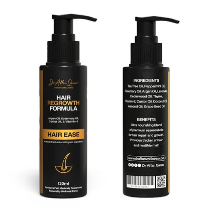 Natural Hair Regrowth & Nourishment Oil | Strengthens Roots & Reduces Hair Fall (120ml)